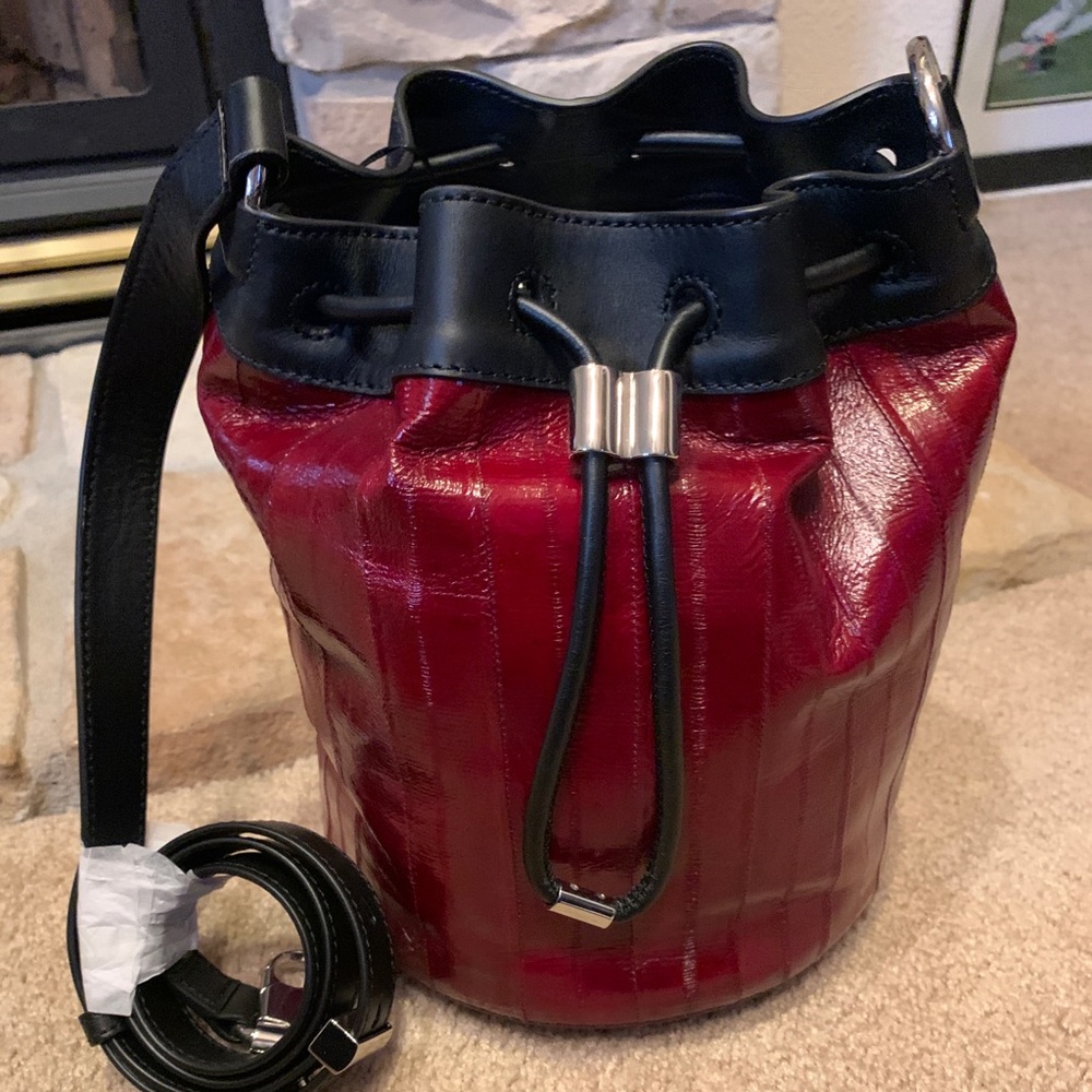 Alexander Wang Bucket Alpha Bag Lambskin Leather